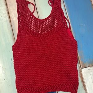 Hollister Crocheted Tank Top